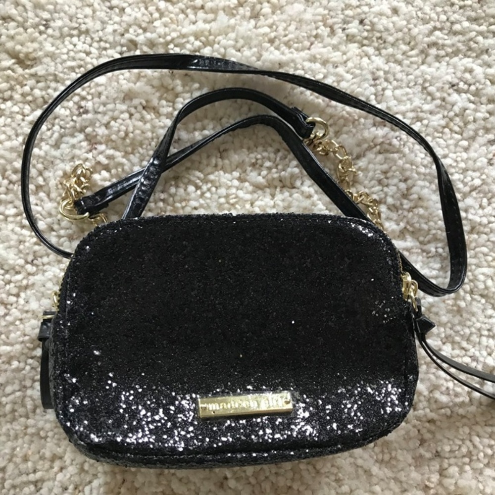 New Madden Girl Glitter Crossbody Bag
